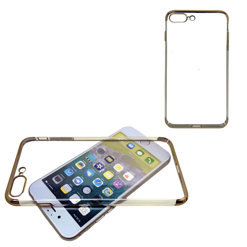 IPHONE 7/8 CLEAR 7 CASE GOLD