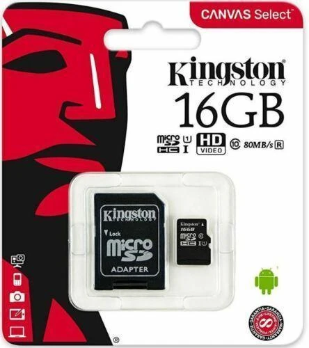 KINGSTON 64GB MICRO SD CARD CLASS 10