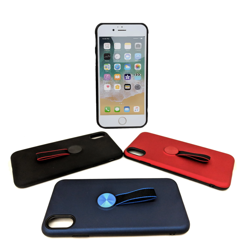IPHONE XS MAX 6.5 HOOK CASE BLUE