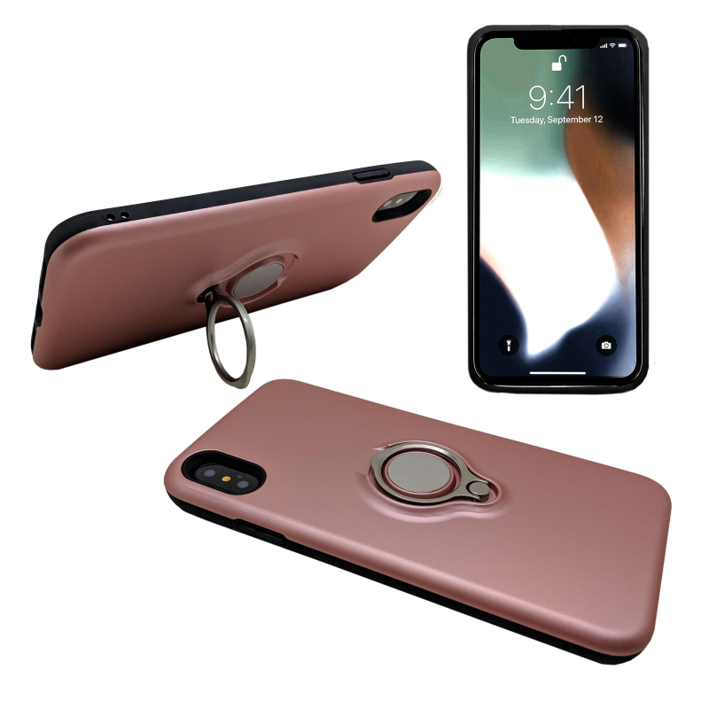IPHONE XR 6.1 RING CASE ROSE