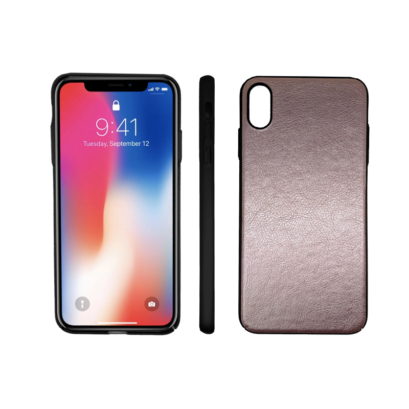IPHONE XS MAX 6.5 LITE LEATHER CASE ROSE PINK