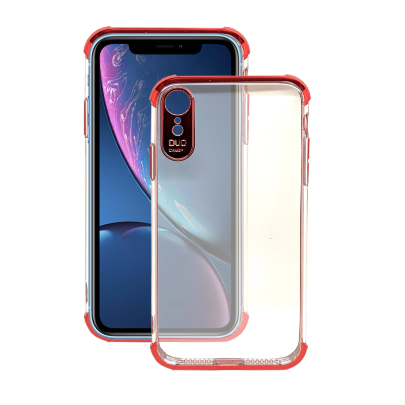 IPHONE XR 6.1 CLEAR MIX CASE RED