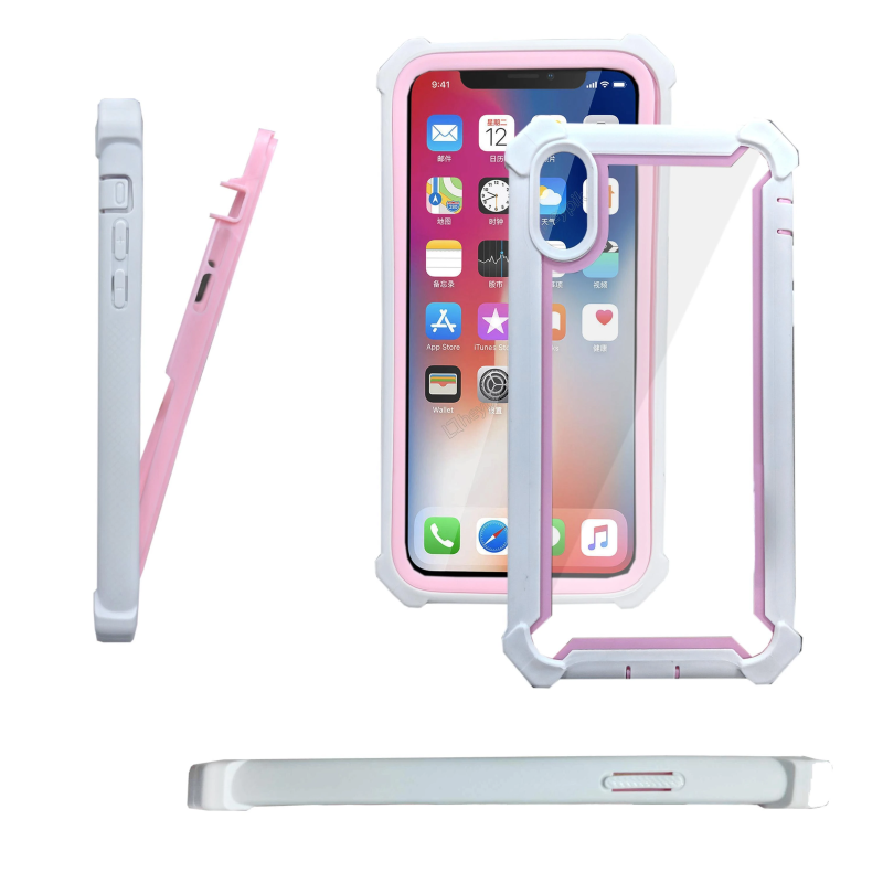 IPHONE XS H9 CASE CLEAR PINK