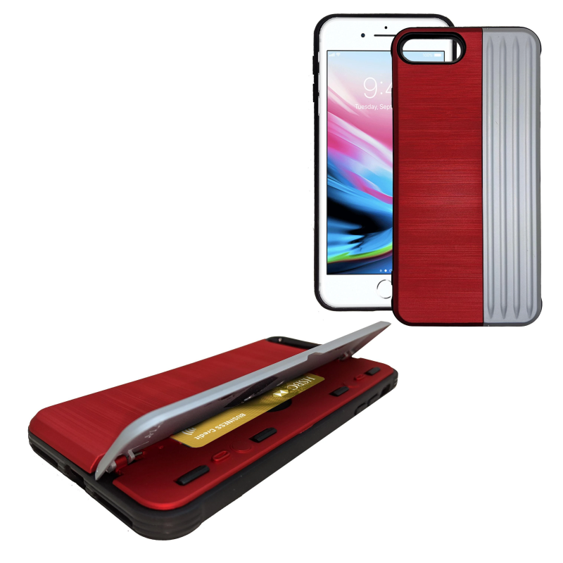 IPHONE 7/8 CARD5 CASE RED
