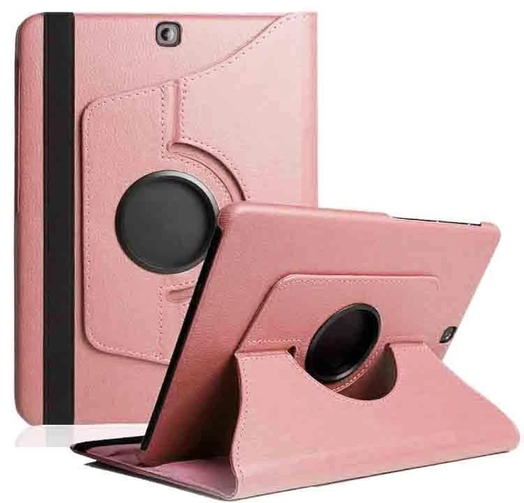 7 8 INCH UNIVERSAL ROTATING CASE ROSE PINK