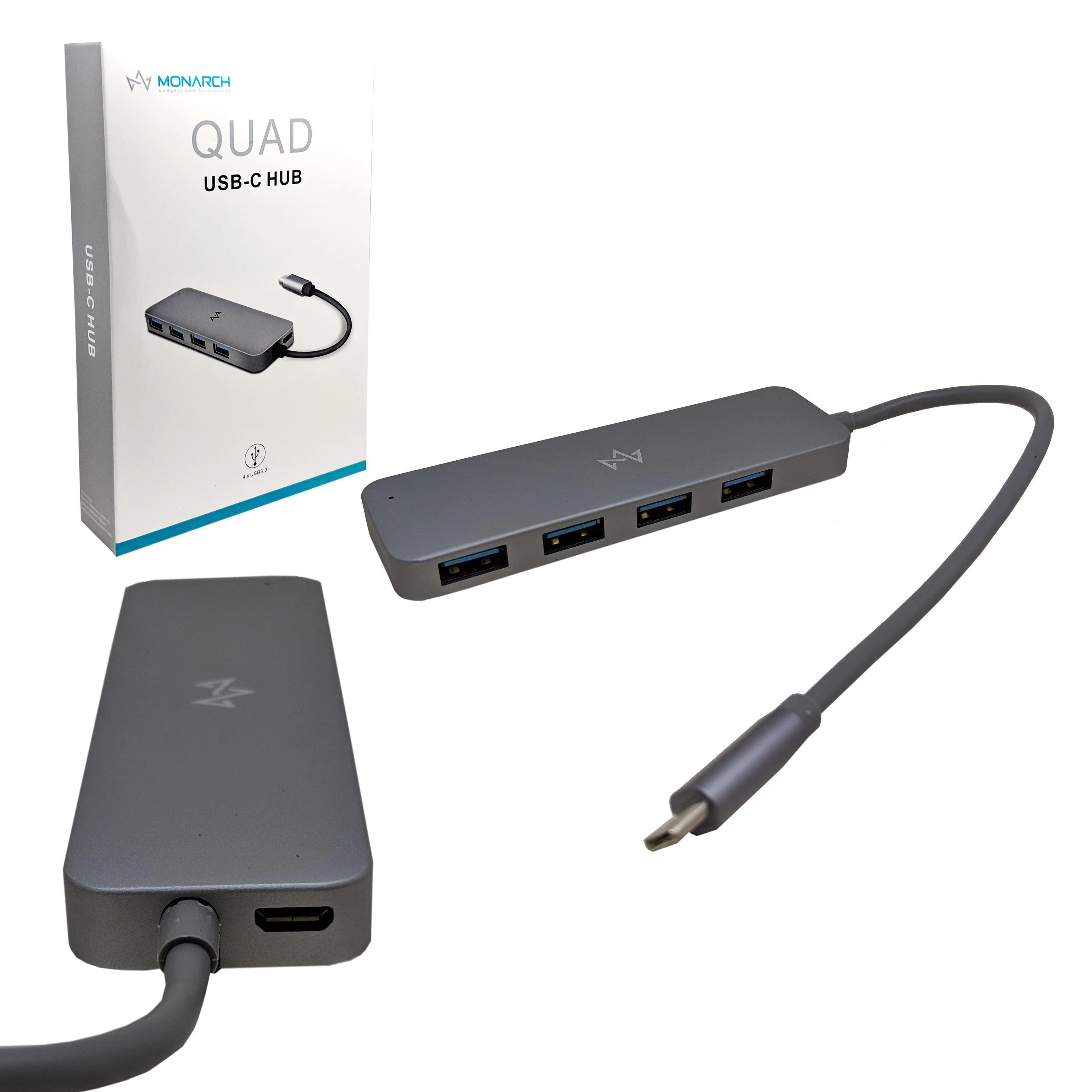 Monarch USB-C 4 Hub Quad