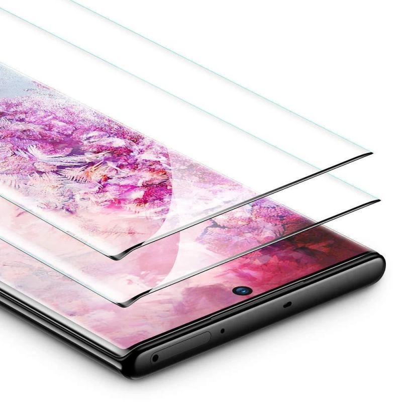 SAMSUNG NOTE 10 PLUS BLACK TEMPERED GLASS