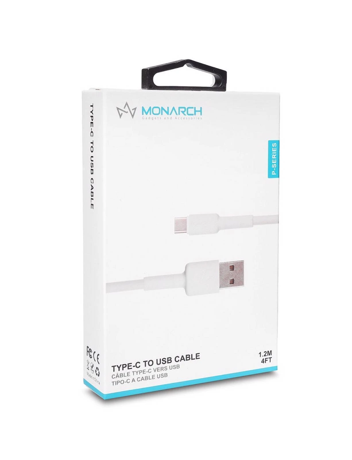 Monarch TYPE C Cable P Series 1.2m WHITE