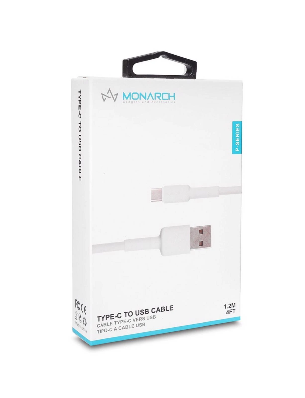 Monarch TYPE C Cable P Series 1.2m WHITE