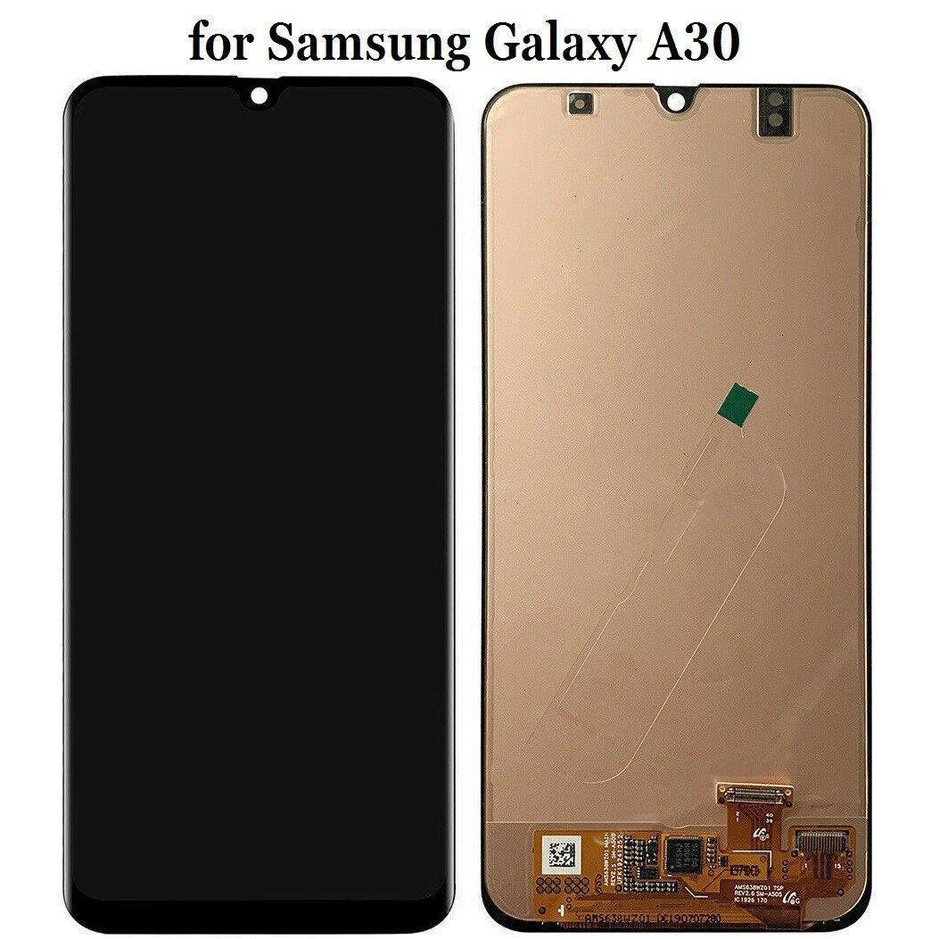 SAMSUNG A30 LCD SERVICE PACK BLACK