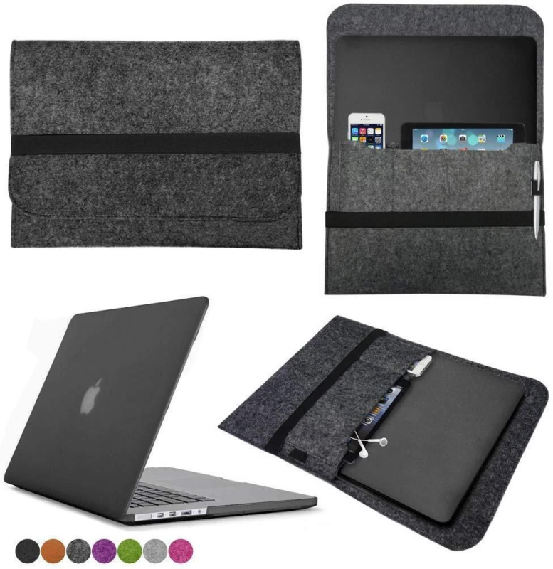 MacBook Laptop Felt Sleeve Carrying Case DARK GREY/for 11-inch Apple Macbook Air 