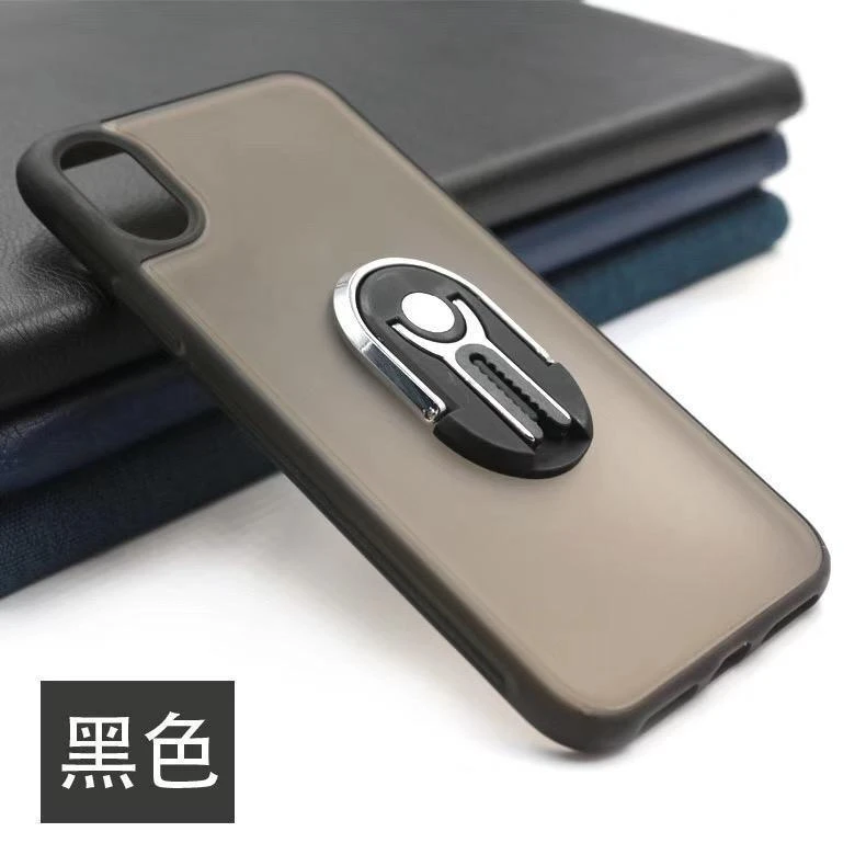 IPHONE 11 PRO MATT CASE WITH AIR-VENT HOLDER BLACK