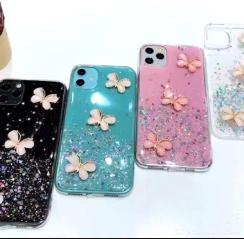 IPHONE 11 6.1 3 BUTTERFLY CASE BLUE