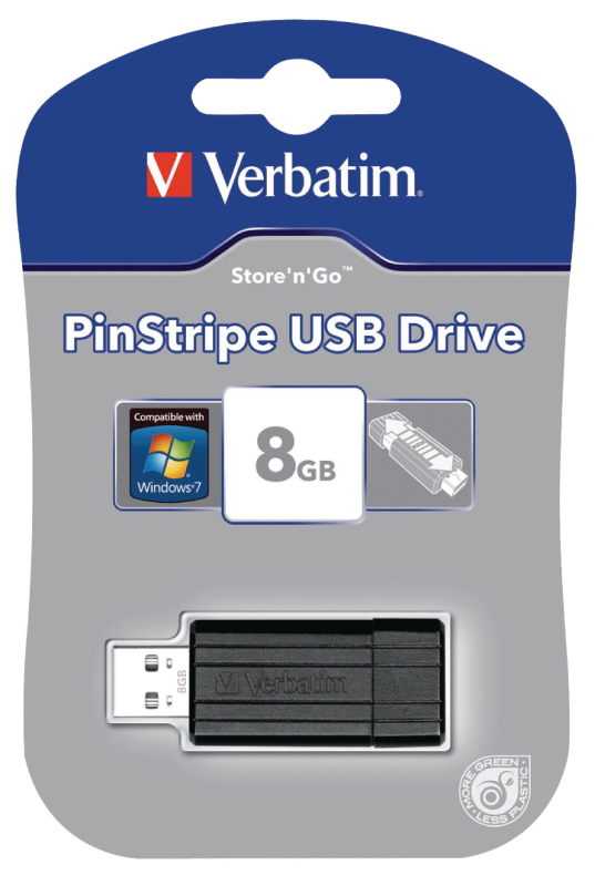 VERBATIM USB DRIVE 8GB 