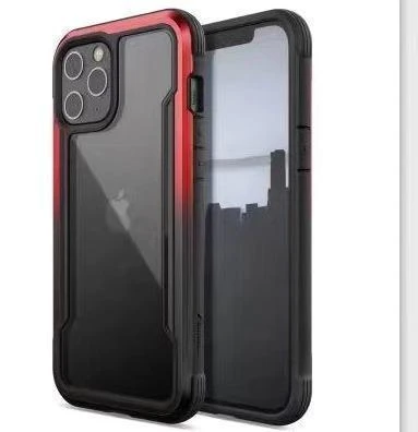 IPHONE 11 PRO MILITARY CASE BLACK AND RED