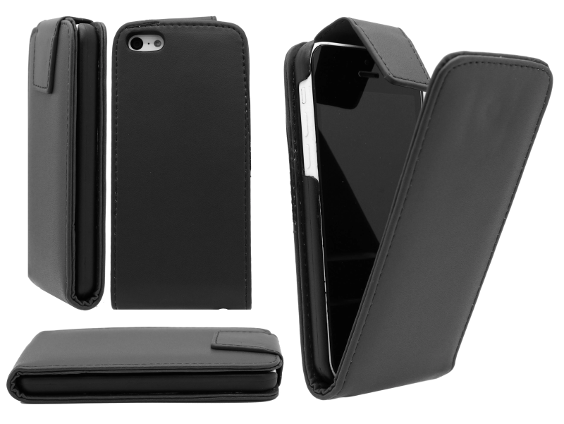 SAMSUNG S5 I9500 FLIP CASE BLACK
