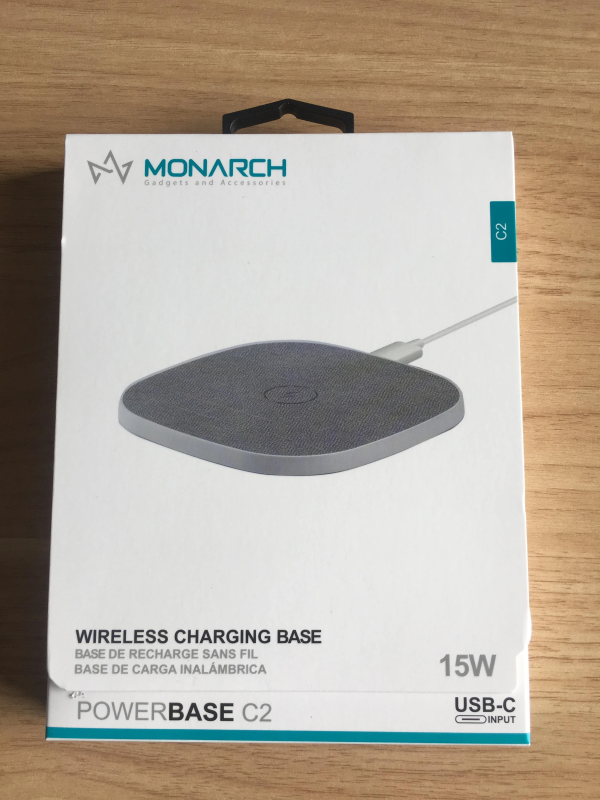 Monarch powerbase c2 wireless charger 15w white