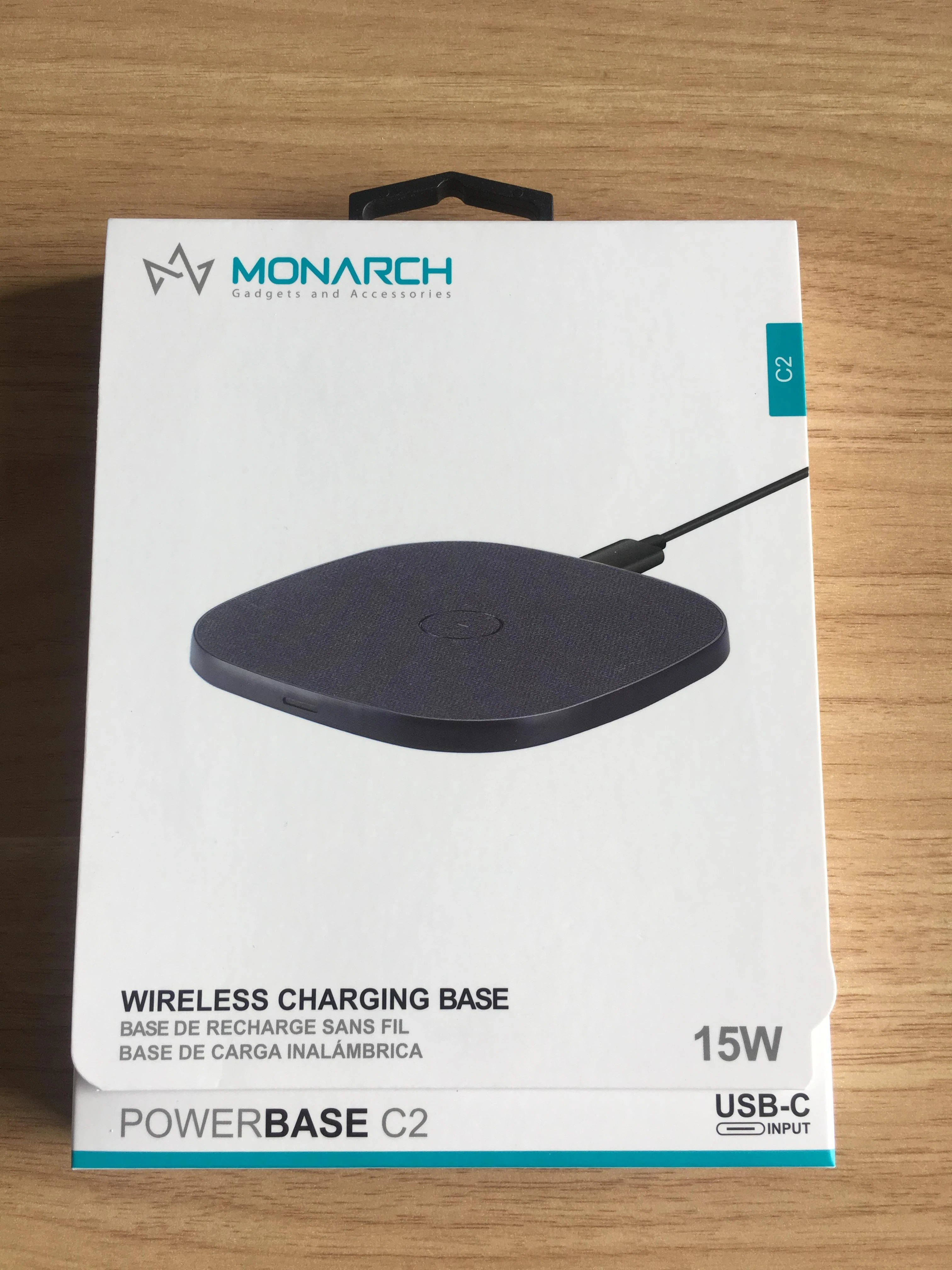 Monarch powerbase c2 wireless charger 15w black