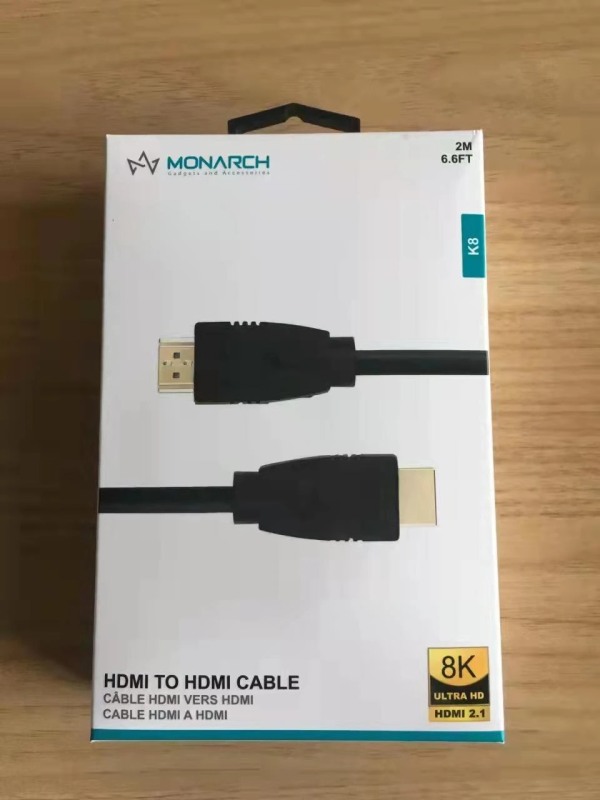Monarch HDMI To HDMI cable K8 8k 2M 