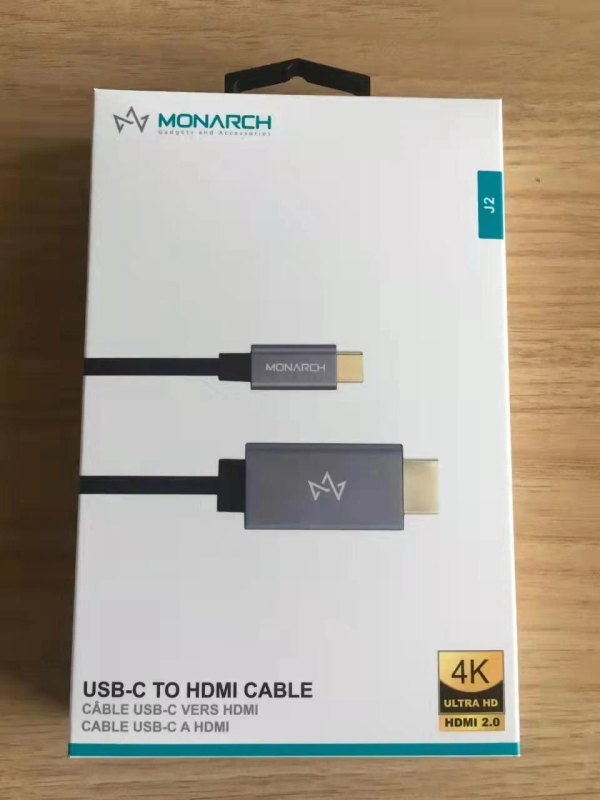 Monarch Type C To HDMI 2m cable J2