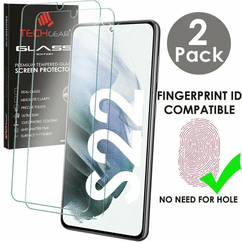 SAMSUNG S22 S23 FULL GLUE CLEAR TEMPERED GLASS 