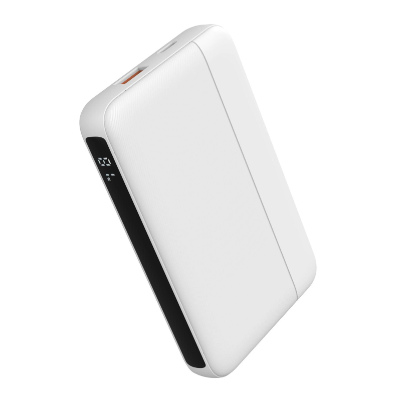 MONARCH Z10 10000mAH Powerbank with integrated cable WHITE