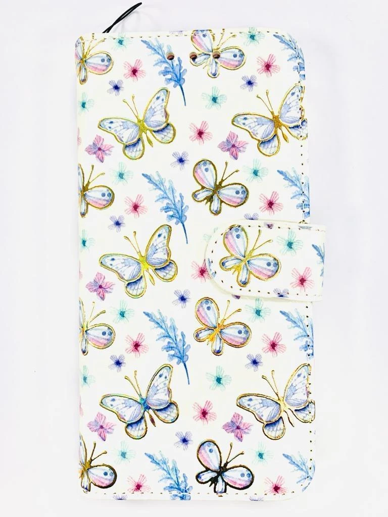 IPHONE 15 BUTTERFLY BOOK CASE
