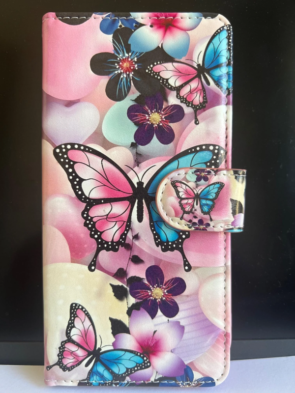 IPHONE 14 PRO BUTTERFLY PRINT BOOK CASE 
