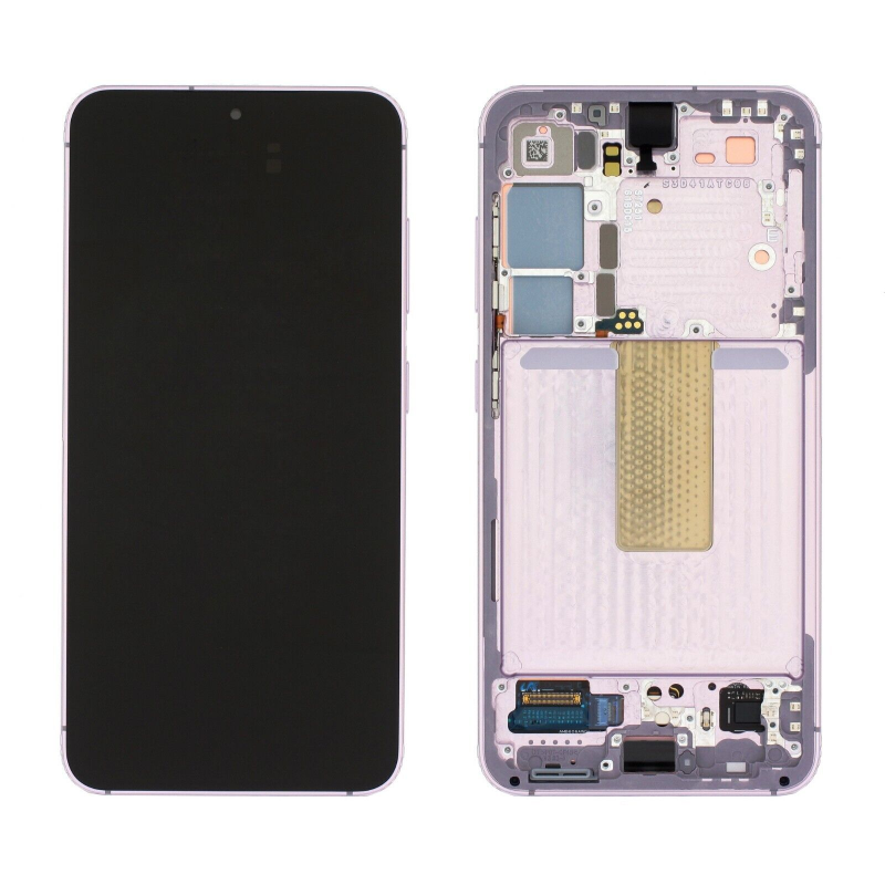 SAMSUNG S23 FE LCD SERVICE PACK WITH FRAME BLACK