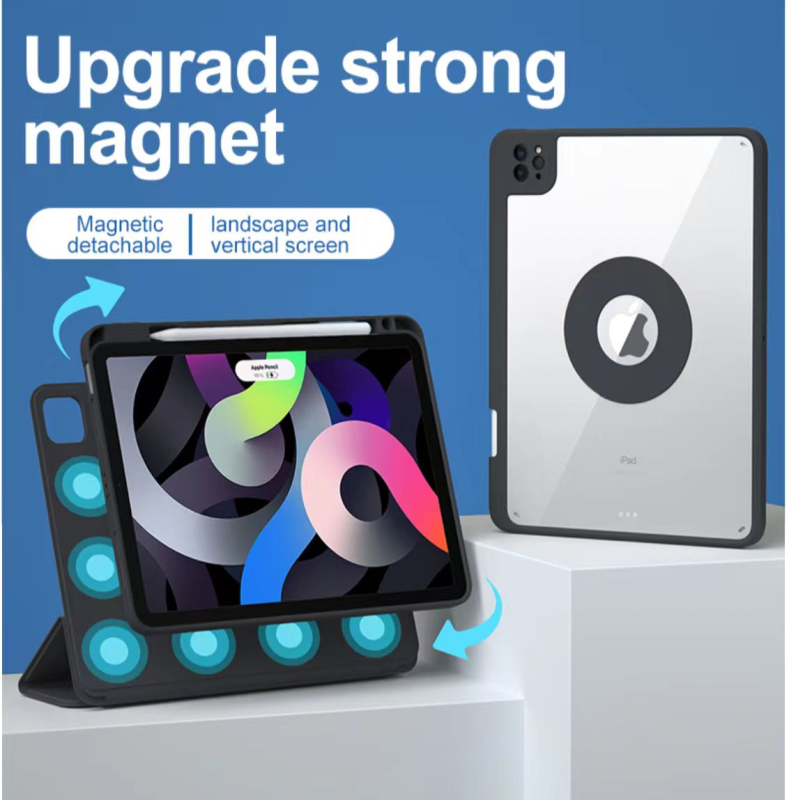 IPAD 10.2 10.5 Magnetic Detachable CASE BLACK