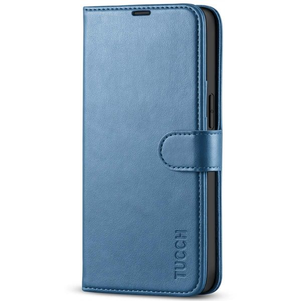 IPHONE 16 PLUS BOOK CASE BLUE