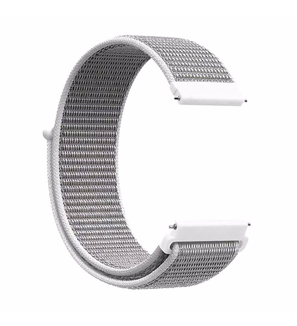 WATCH BAND 46 MM NYLON WHITE