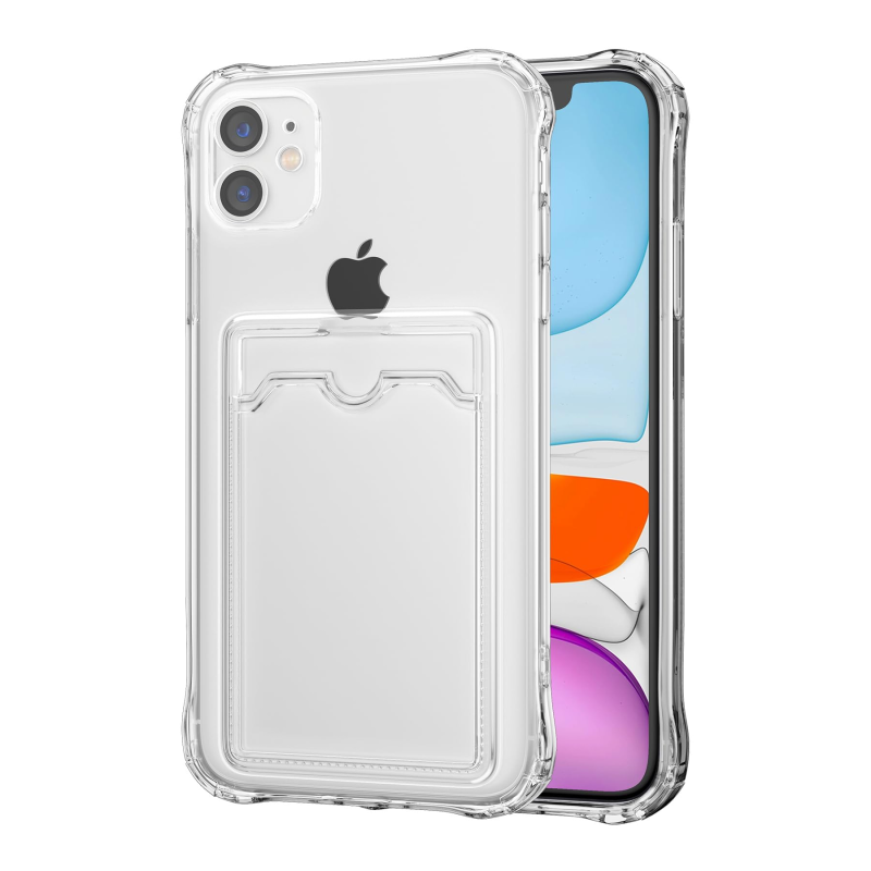 IPHONE 16 PRO CARD CASE CLEAR