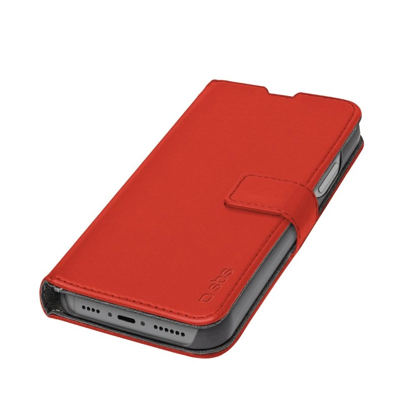 IPHONE 16E BOOK CASE RED