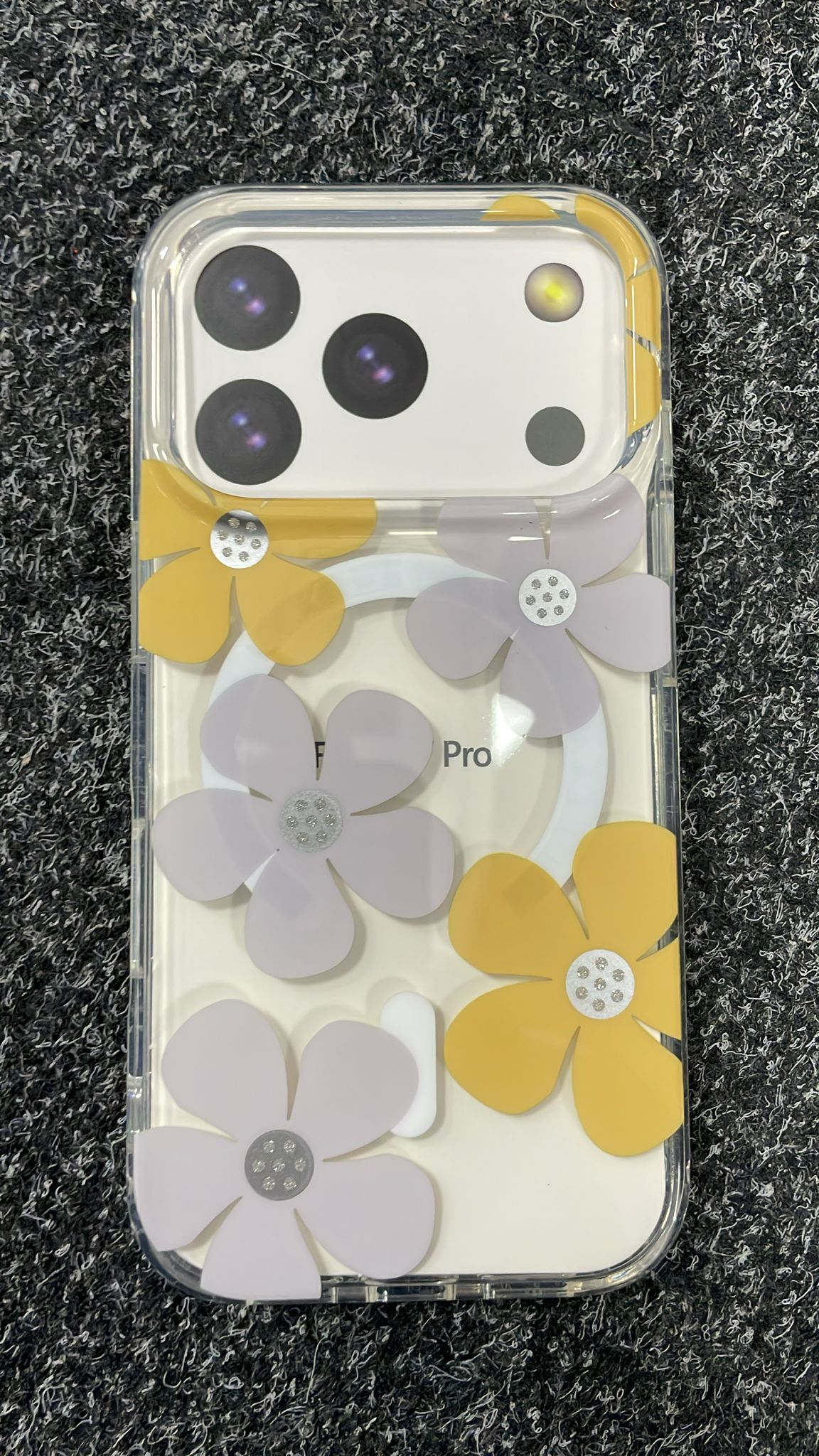 IPHONE 17 AIR HARD CASE YELLOW FLOWER 