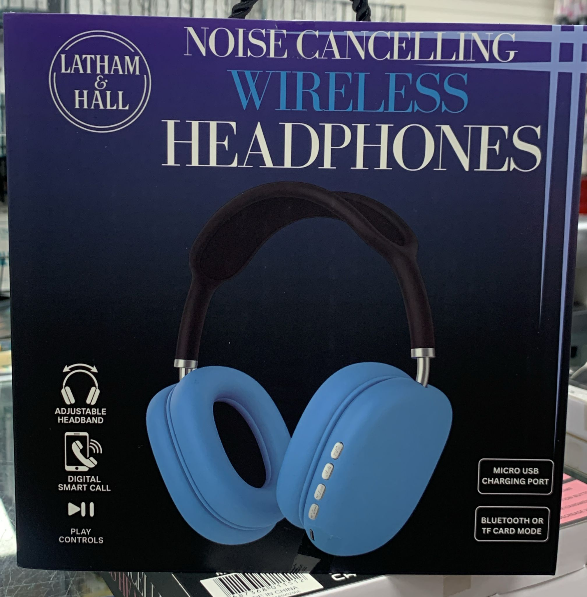 LATHAM HALL NOICE CANCELLING HEADPHONE BLUE