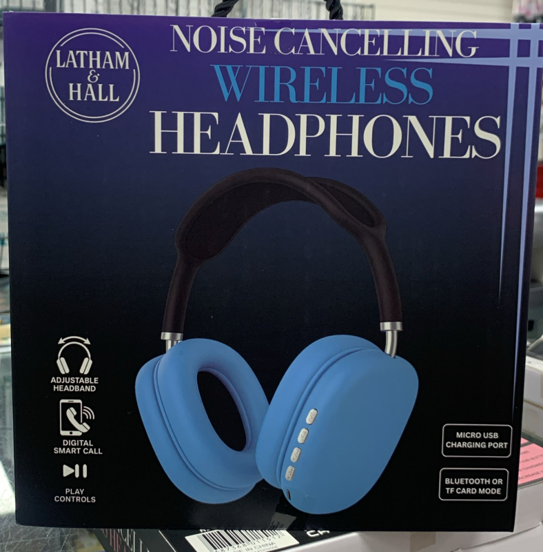 LATHAM HALL NOISE CANCELLING HEADPHONE BLUE
