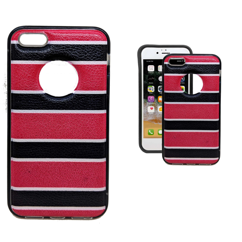 IPHONE 4 BLACK AND PINK HARDCASE 