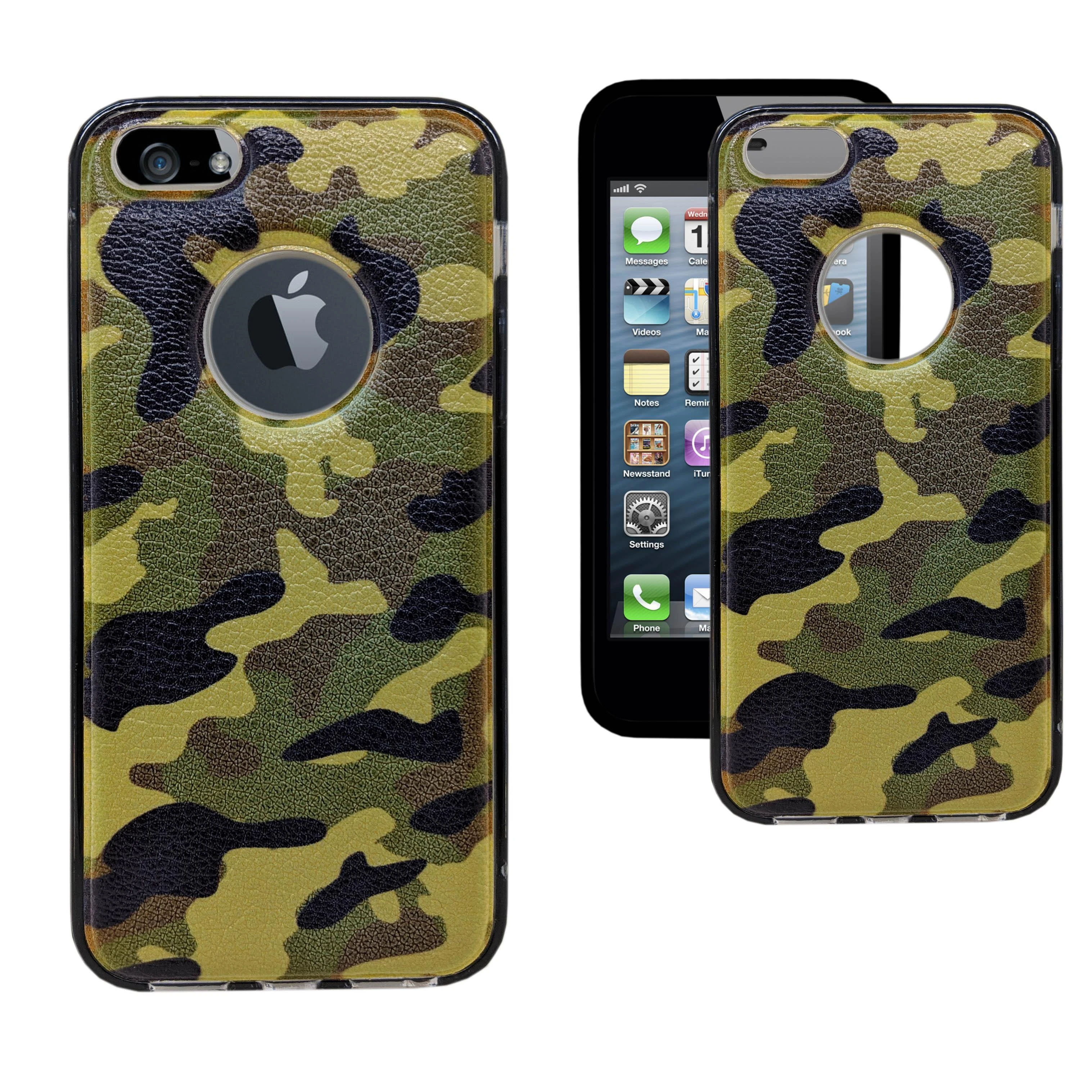 IPHONE 5 ARMY COLOUR HARD CASE GREEN