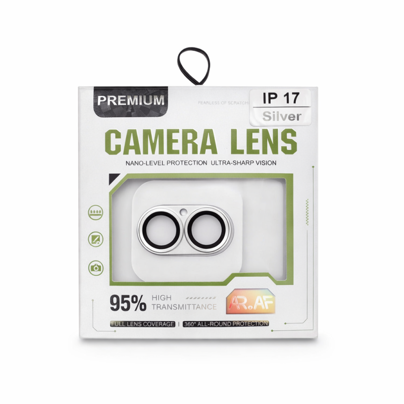 IPHONE 17 BACK CAMERA TEMPERED SILVER