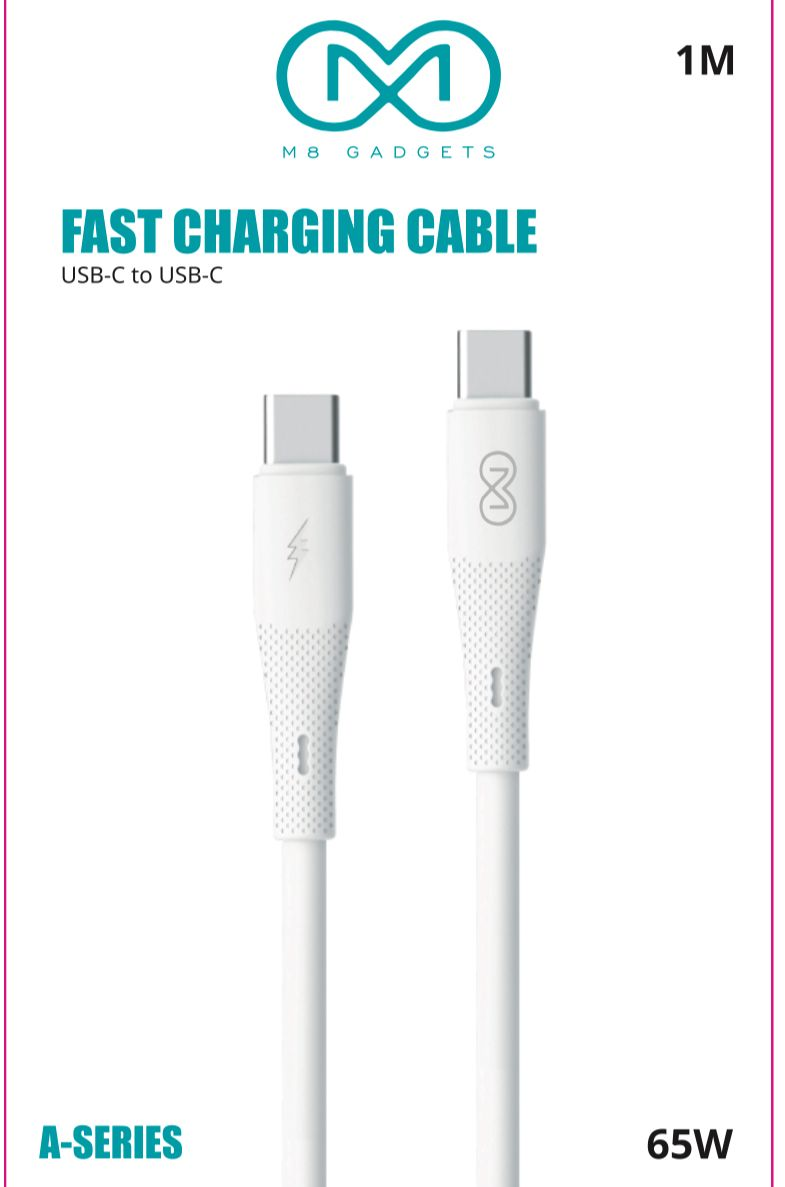 M8 A SERIES C TO C CABLE WHITE