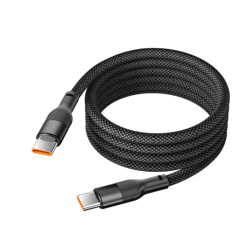 M8 M SERIES IPH TO C 1M MAGNETIC CABLE BLACK