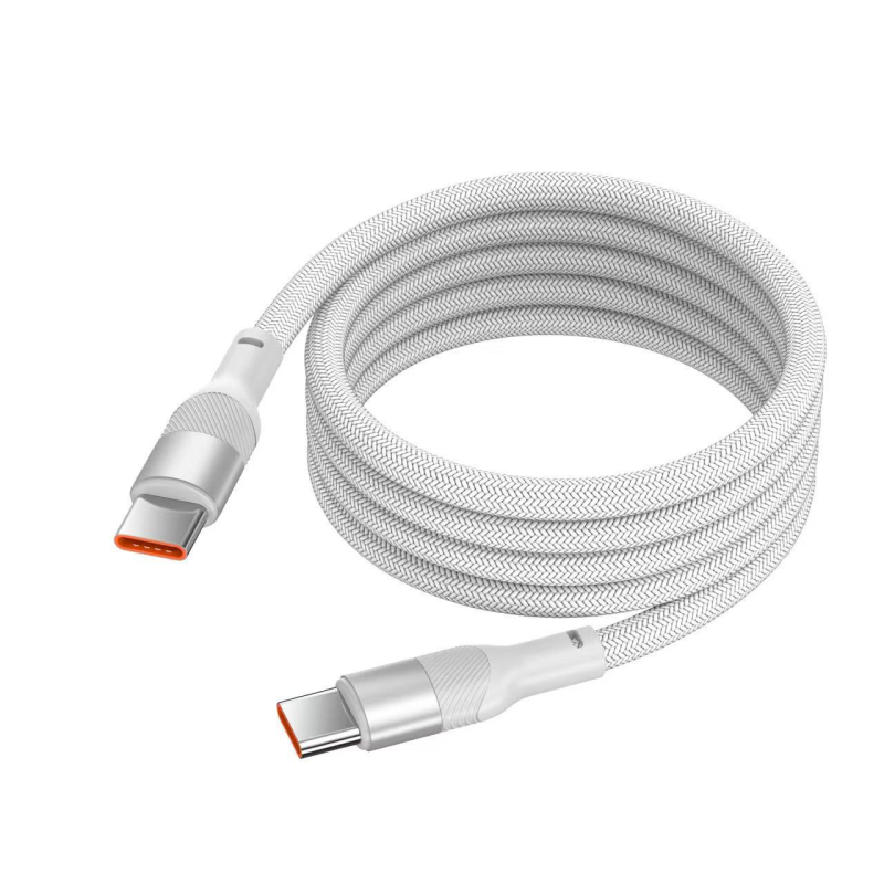 M8 M SERIES IPH TO C 1M MAGNETIC CABLE WHITE