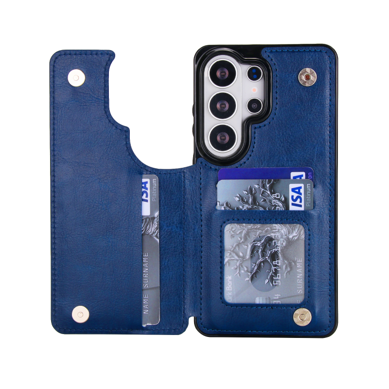 SAMSUNG S26 CARD SLOT HARD CASE BLUE