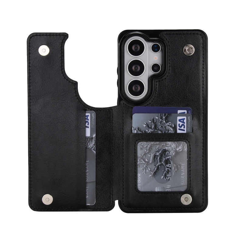 SAMSUNG S26 ULTRA CARD SLOT HARD CASE BLACK