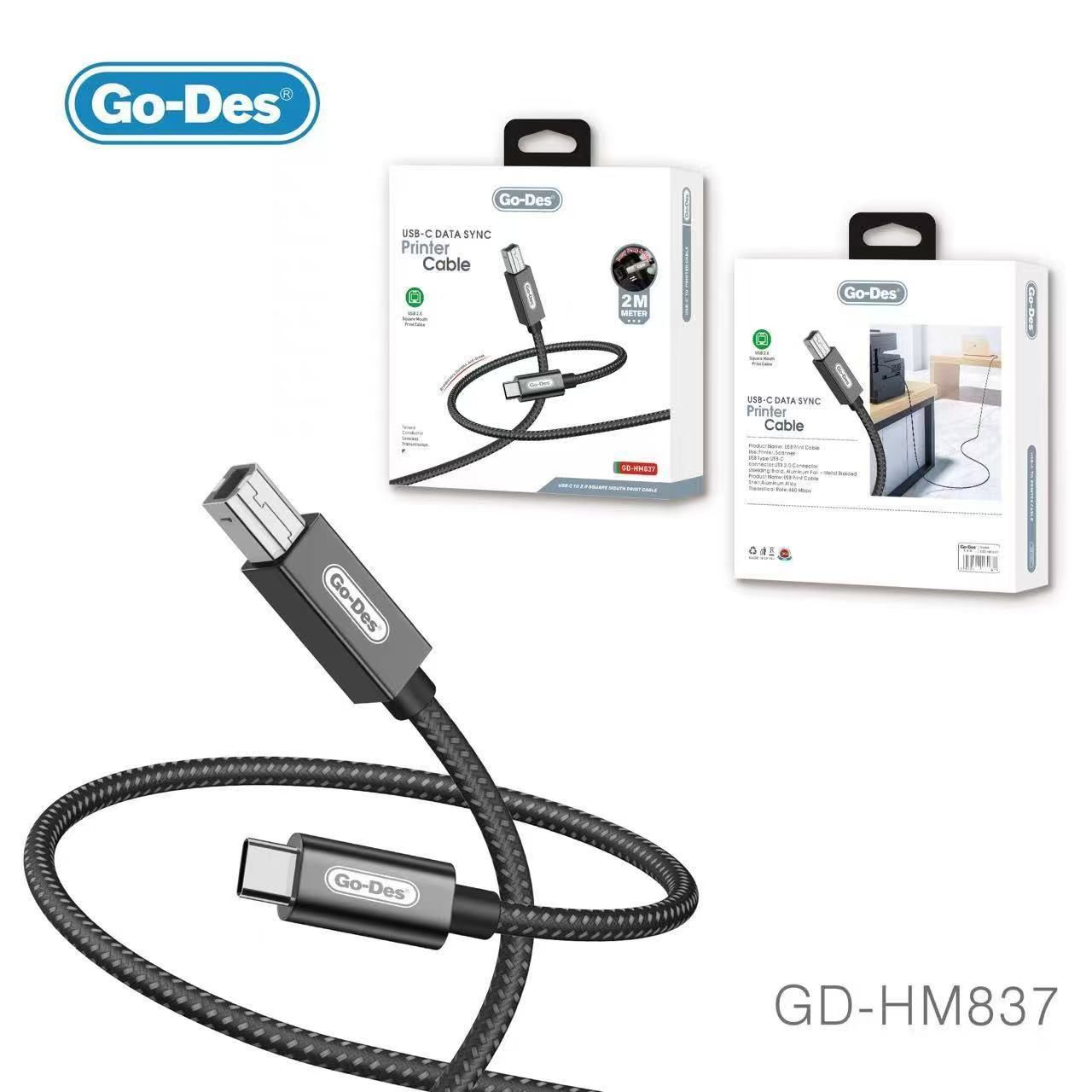 HM837 USB-C DATA PRINTER CABLE