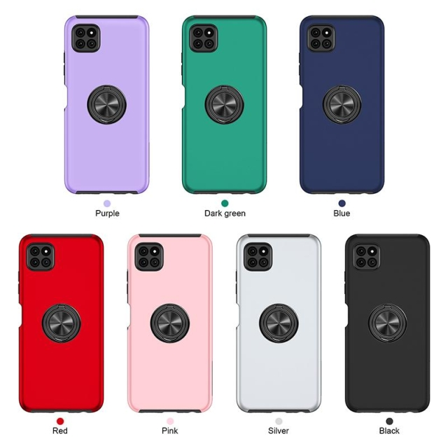 IPH 17 18 pro ring case silver