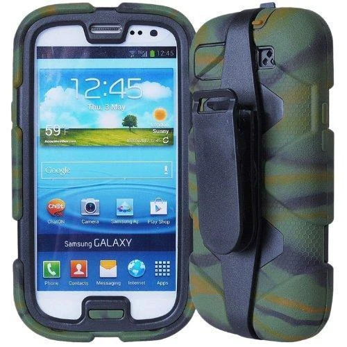 SAMSUNG S5 BUILDER HARDCASE WITH BELT ARMY GREEN