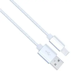 IPHONE 3 METER braided CABLE white