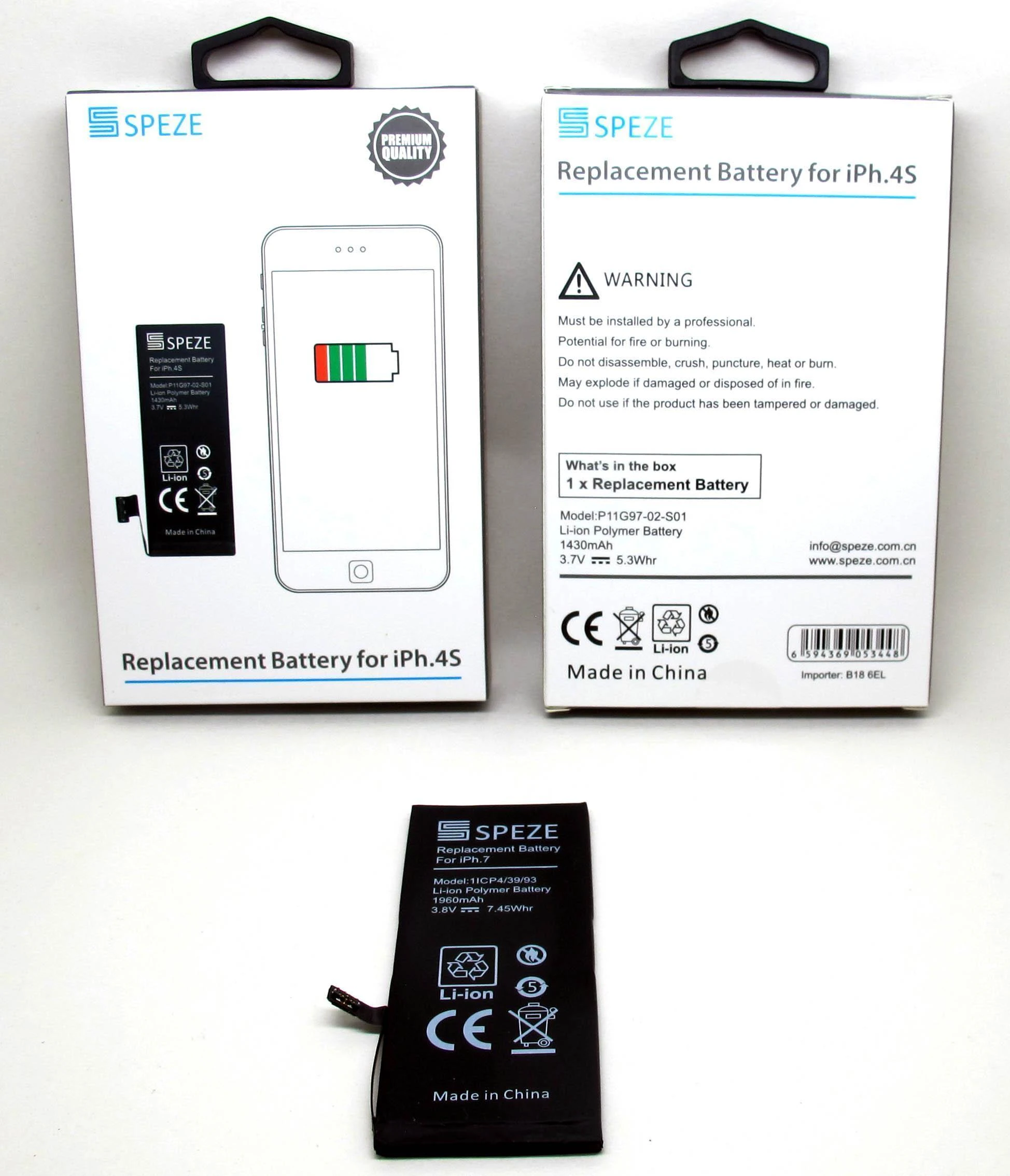 SPEZE IPHONE 4S COMPATIBLE BATTERY